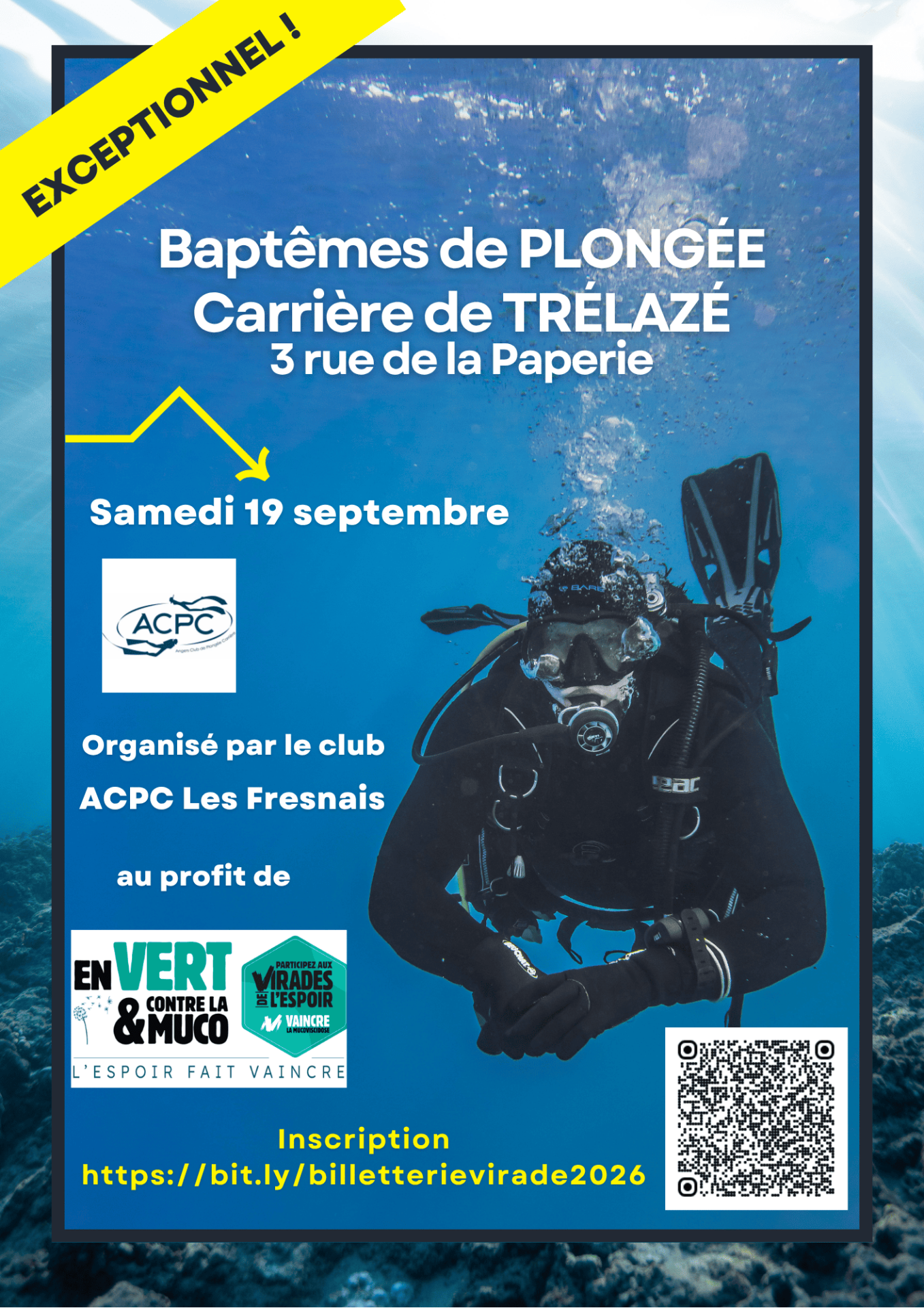 Affiche bapteme de plongee acpc 2026